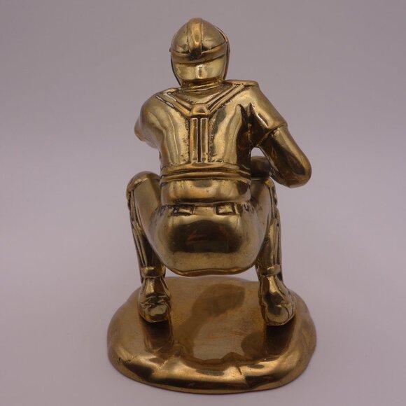 Imported by McLidon Toronto Canada Baseball Catcher Metal Statue - Picture 5 of 15